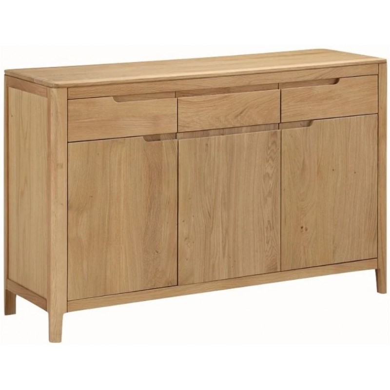 AM Dunmore Oak 3 Door Sideboard